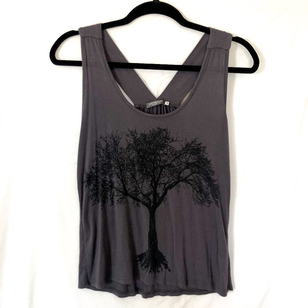 EARTHBOUND Racerback Cotton Tank Top Size Small